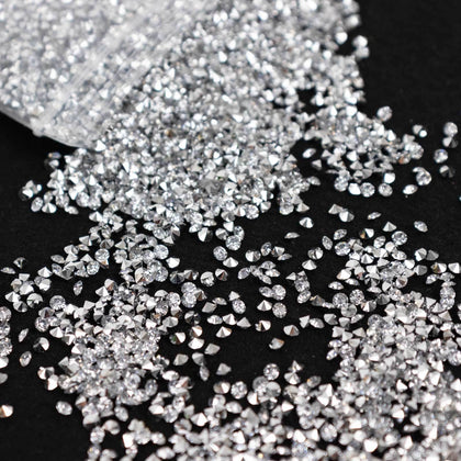14400 Pcs Faux Diamond Rhinestone Vase Fillers 3mm, Silver Wedding Table Scatter Gems - Sparkling Decorative Design